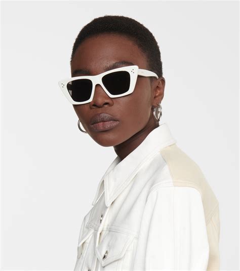 celine kim white sunglasses|Celine sunglasses clearance.